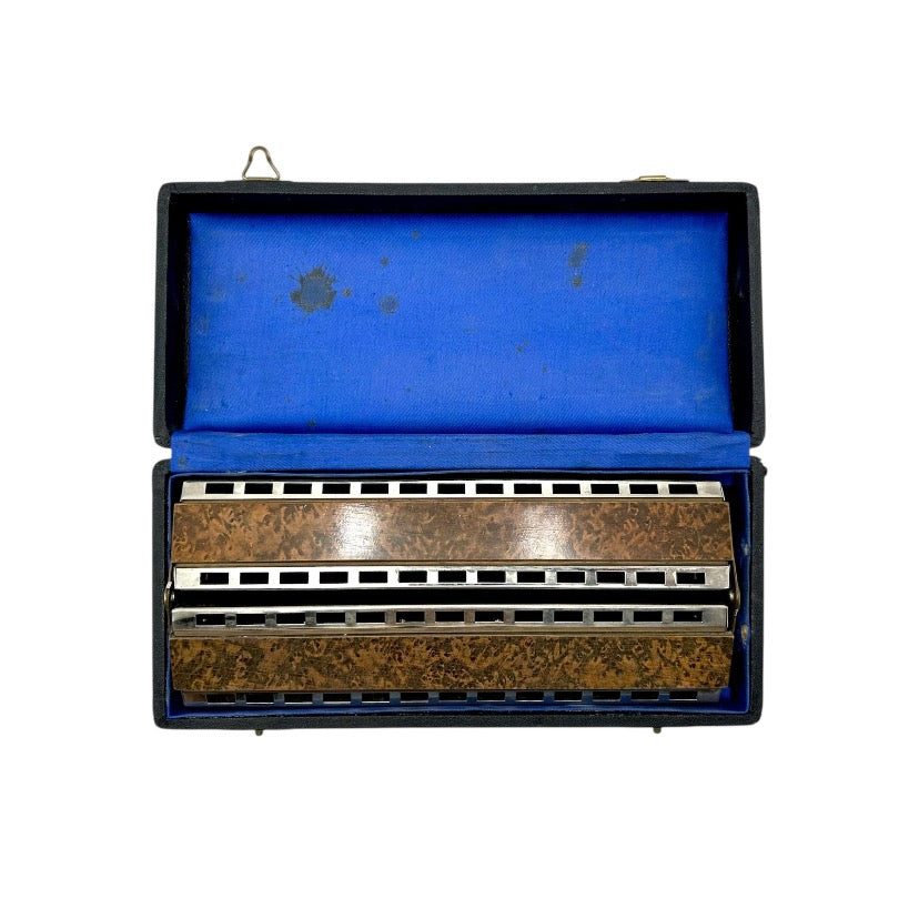 Antique and Beautiful M. Hohner's Double Bass Chromatica Harmonica