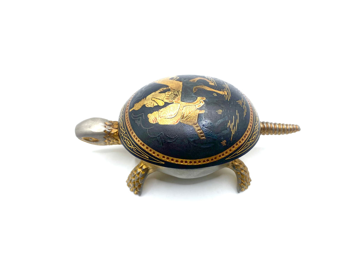 BOJ Eibar Espana - a damascene turtle hotel/desk bell - Spain