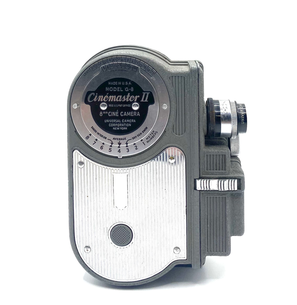 8mm Cine Camera Univex Cinemaster II 8mm Movie Camera, 1946