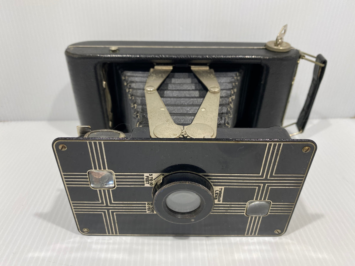 Antique Jiffy Kodak Six 16 , Folding Strut camera 1933 , made in