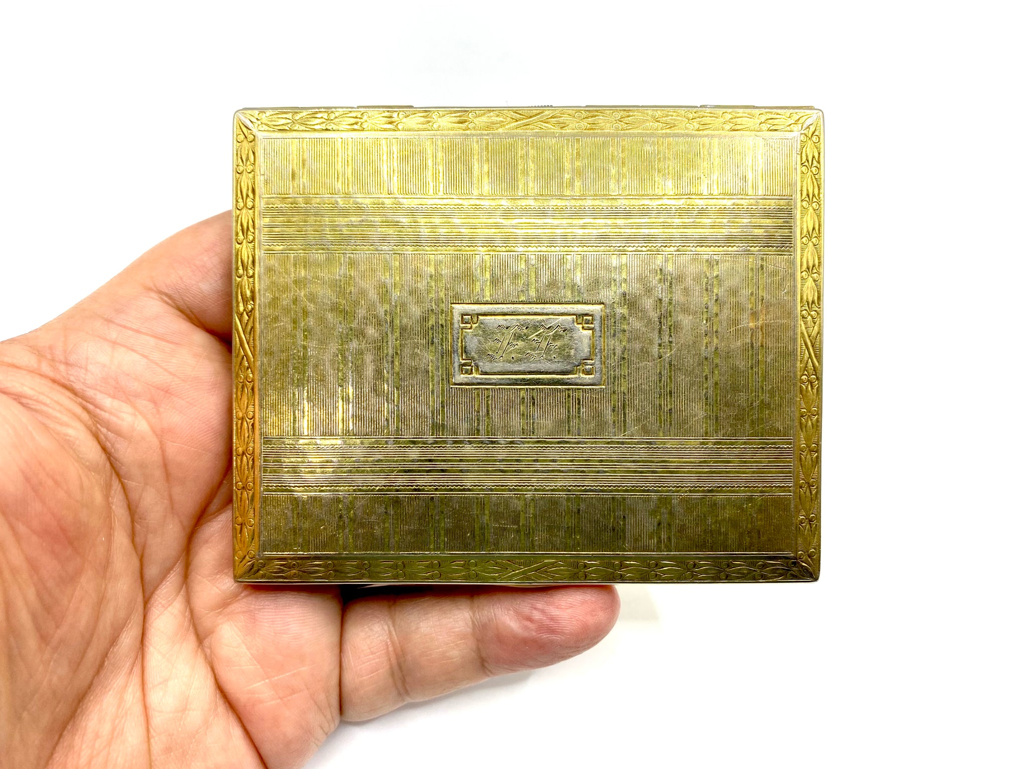 vintage evans cigarette case Antique Evans Nickel Silver Cigarette Case & Business Credit Card Hold –  Iapello Arts & Antiques