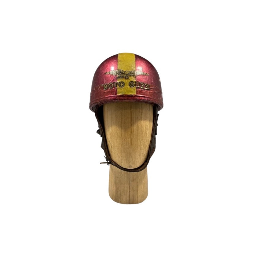crash helmet motorcycle Vintage, Moto Guzzi, Pudding Basin Motorcycle Crash Helmet. – Iapello Arts & Antiques