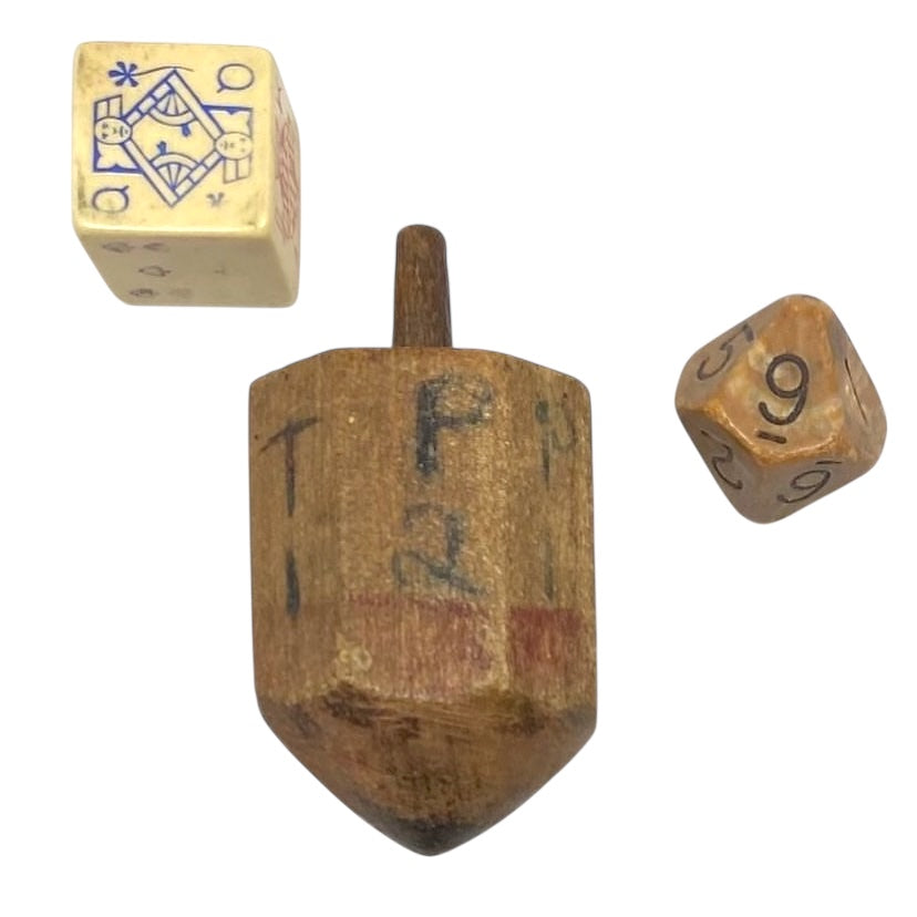 Vintage Lot Collection Of Gaming Dice Put And Take Spinner Vintage lot collection of gaming dice put and take spinner