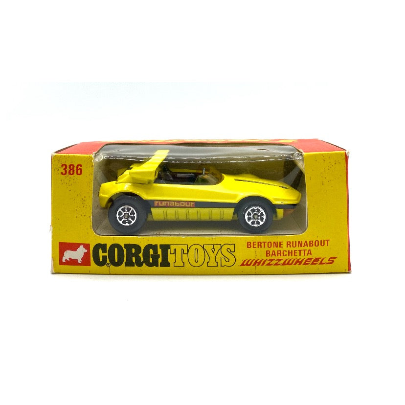 Corgi Toys GB n ° 386 Whizzwheels Bertone Runabout Barchetta