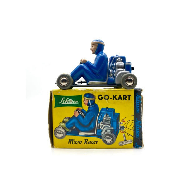 Original Vintage Schuco Blue Micro Racer 1035 Go-Kart. – Iapello
