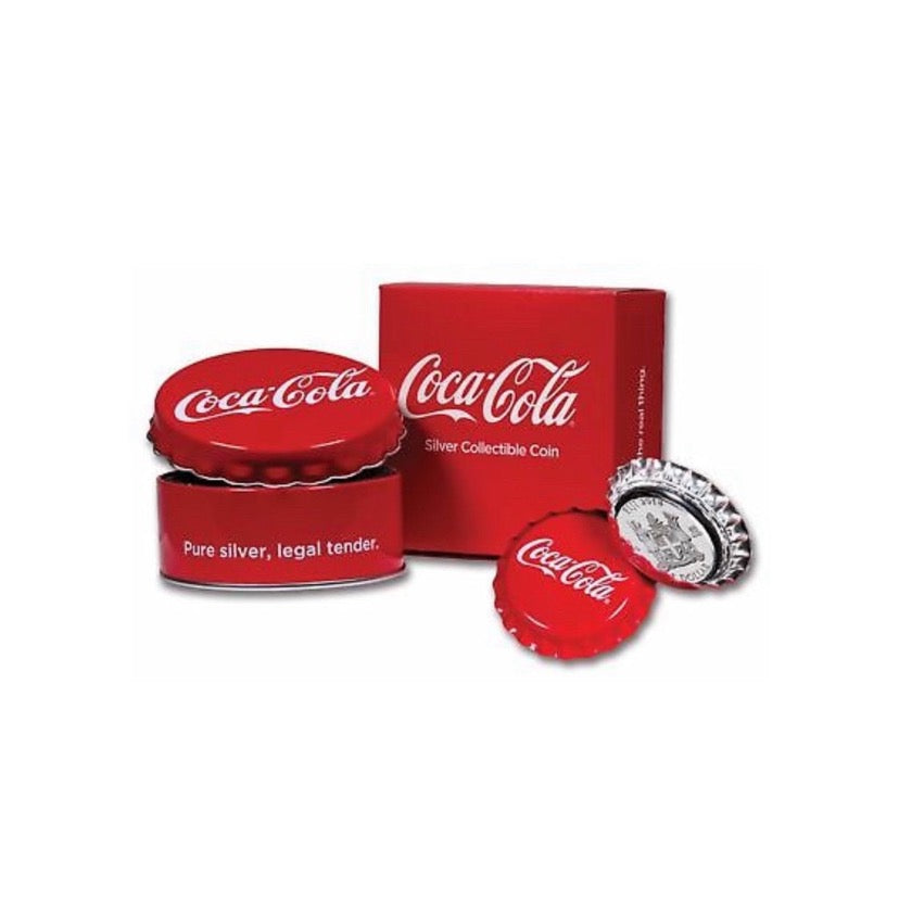 2018 Fiji Coke Coca-Cola Bottle Cap-Shaped 6g Silver Color Proof $1 Co Iapello Arts & Antiques 2018 Fiji Coke Coca-Cola Bottle Cap-Shaped 6g Silver Color Proof $1 Co Iapello Arts & Antiques