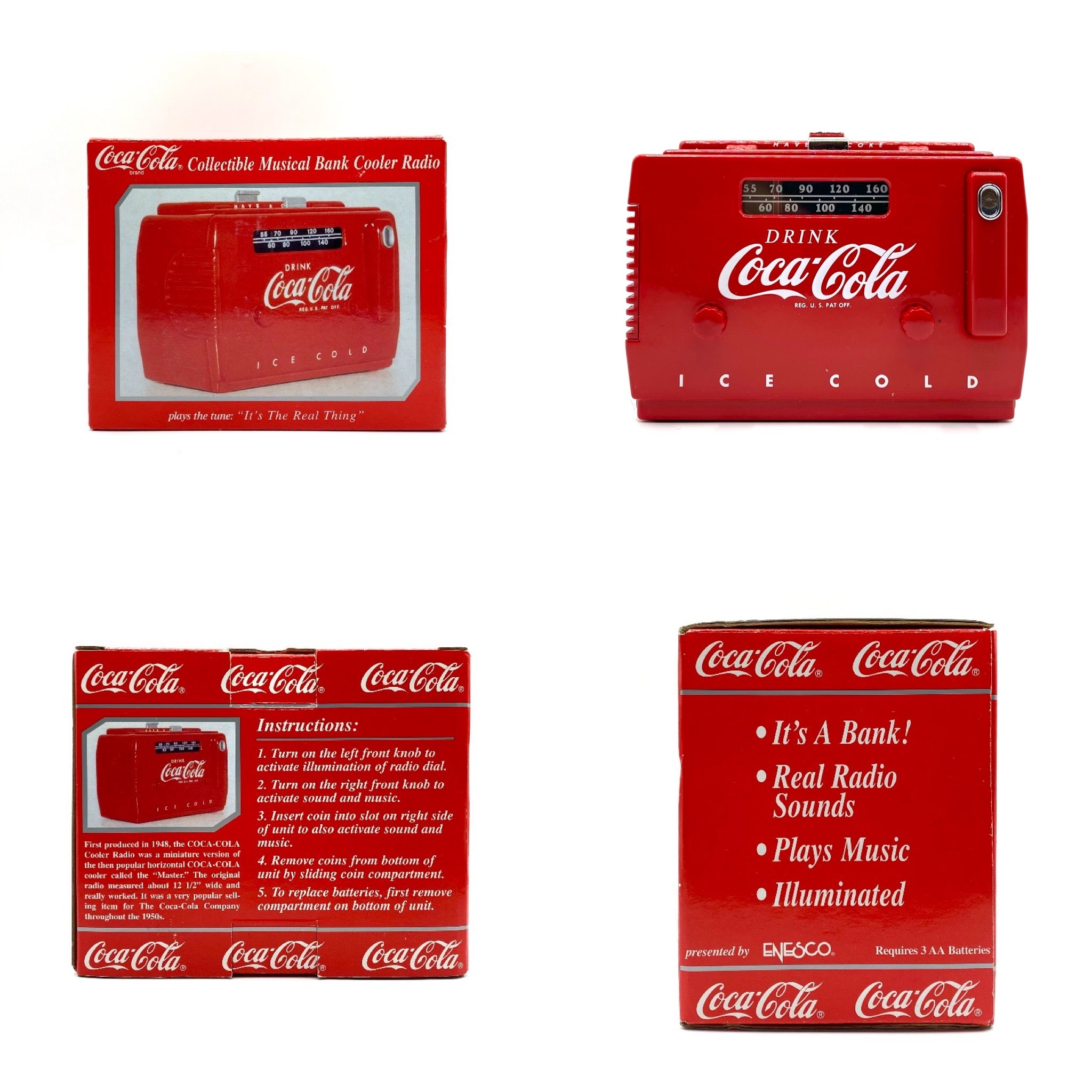 Radio Réveil Coca-Cola Bigben RR30 - Look Vintage! (D'occasion) à Bulle Radio Réveil Coca-Cola Bigben RR30 - Look Vintage! (D'occasion) à Bulle
