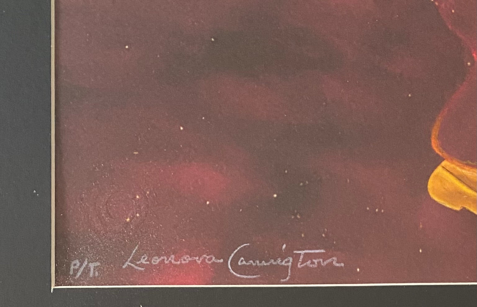 Leonora Carrington Lithograph “ Portrait Of The Late Mrs Partridge