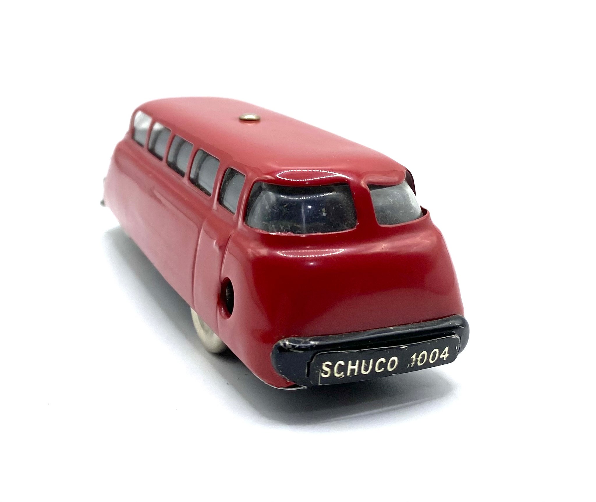 Schuco , Red , Mirako-bus 1004 Wind Up Toy Car with original box