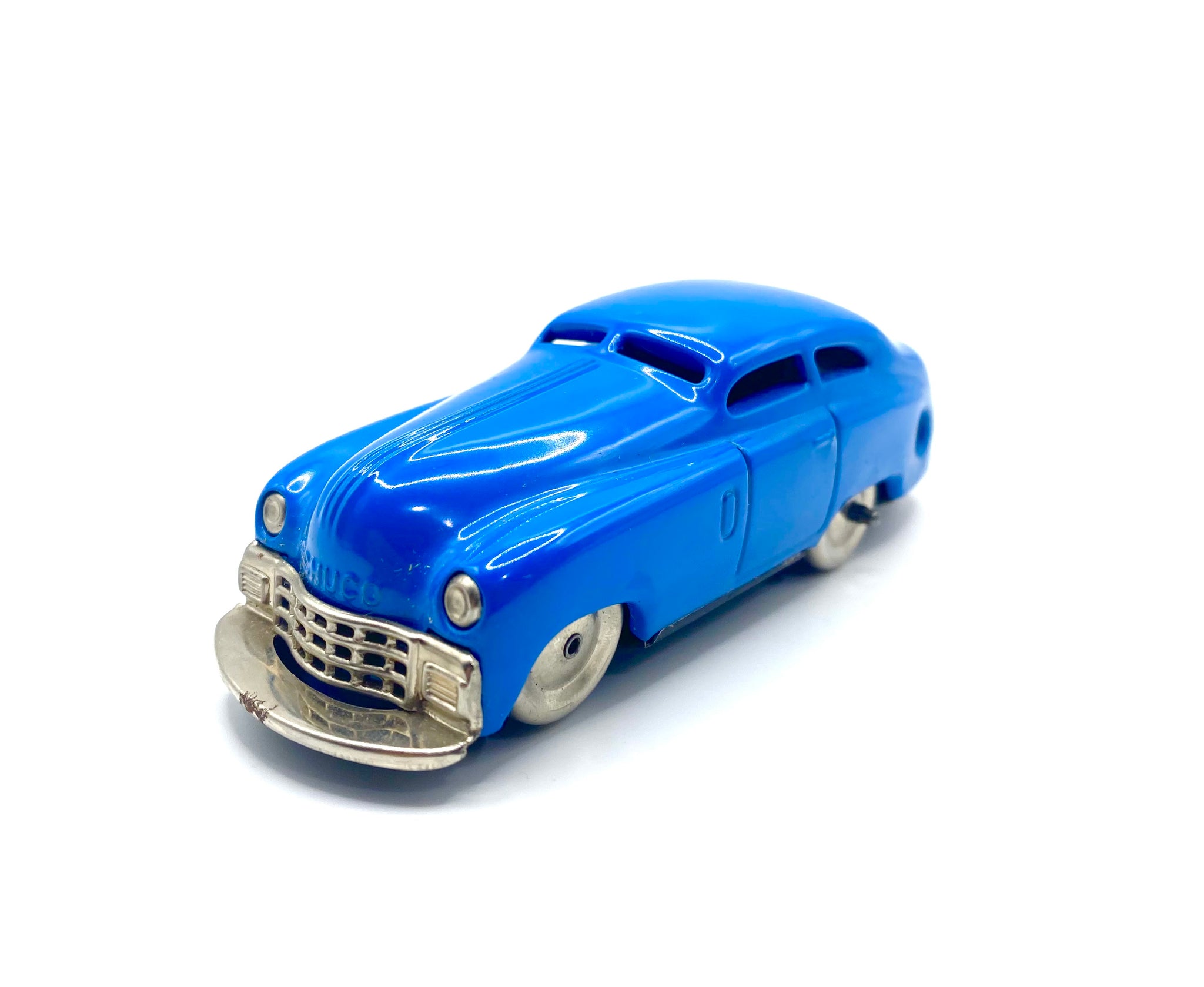 Schuco , blue, Mirakocar 1001 Wind Up Toy Car with original box