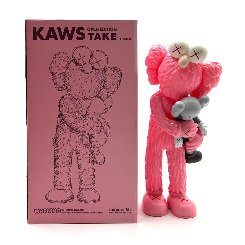 Pink Color Kaws KAWS TAKE Pink (pink KAWS Take companion). Open Edition 2020 – Iapello ...