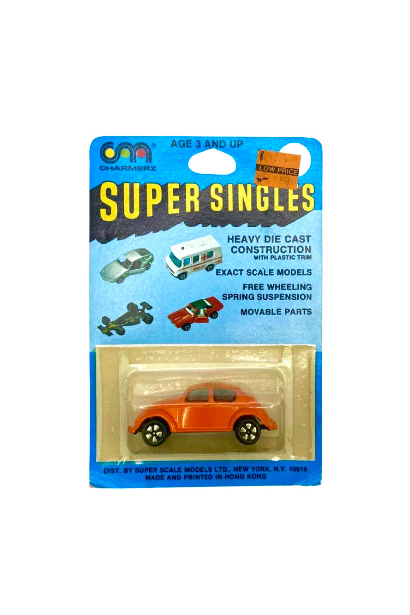 Charmerz PLAYART 1:64 Orange Volkswagen VW Bug Beetle Made In Hong