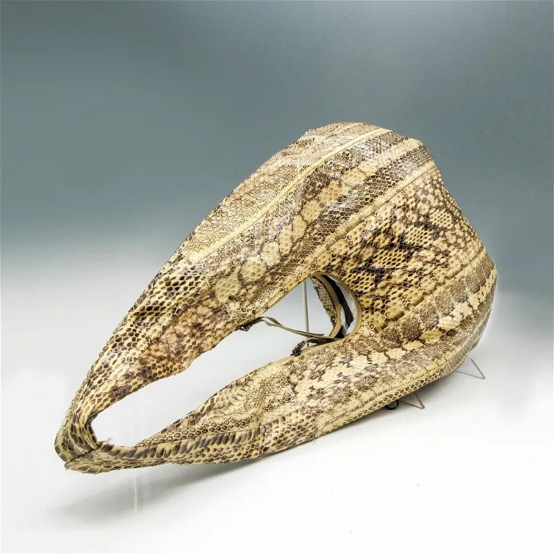 Vintage, Python Snakeskin Shoulder Bag by Van Eli , 1980s Made in Italy.