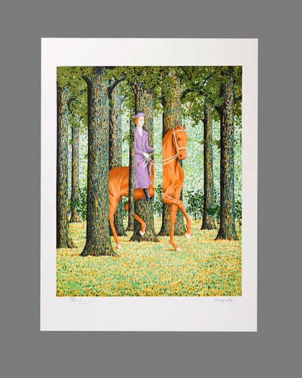 (after) René Magritte  Le Blanc-Seing - 20th Century, Surrealist, Lithograph, Figurative Print