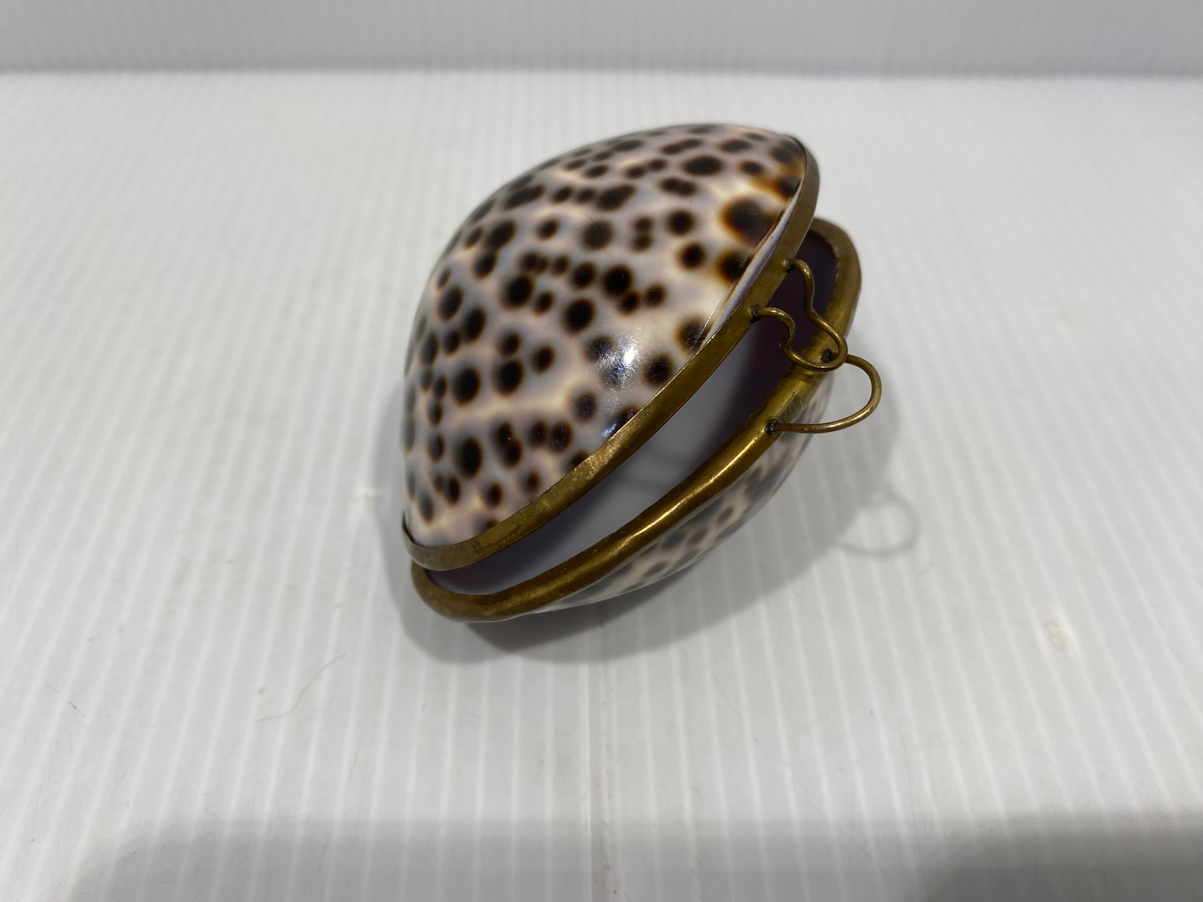 Lovely little Vintage Cowrie shell box.