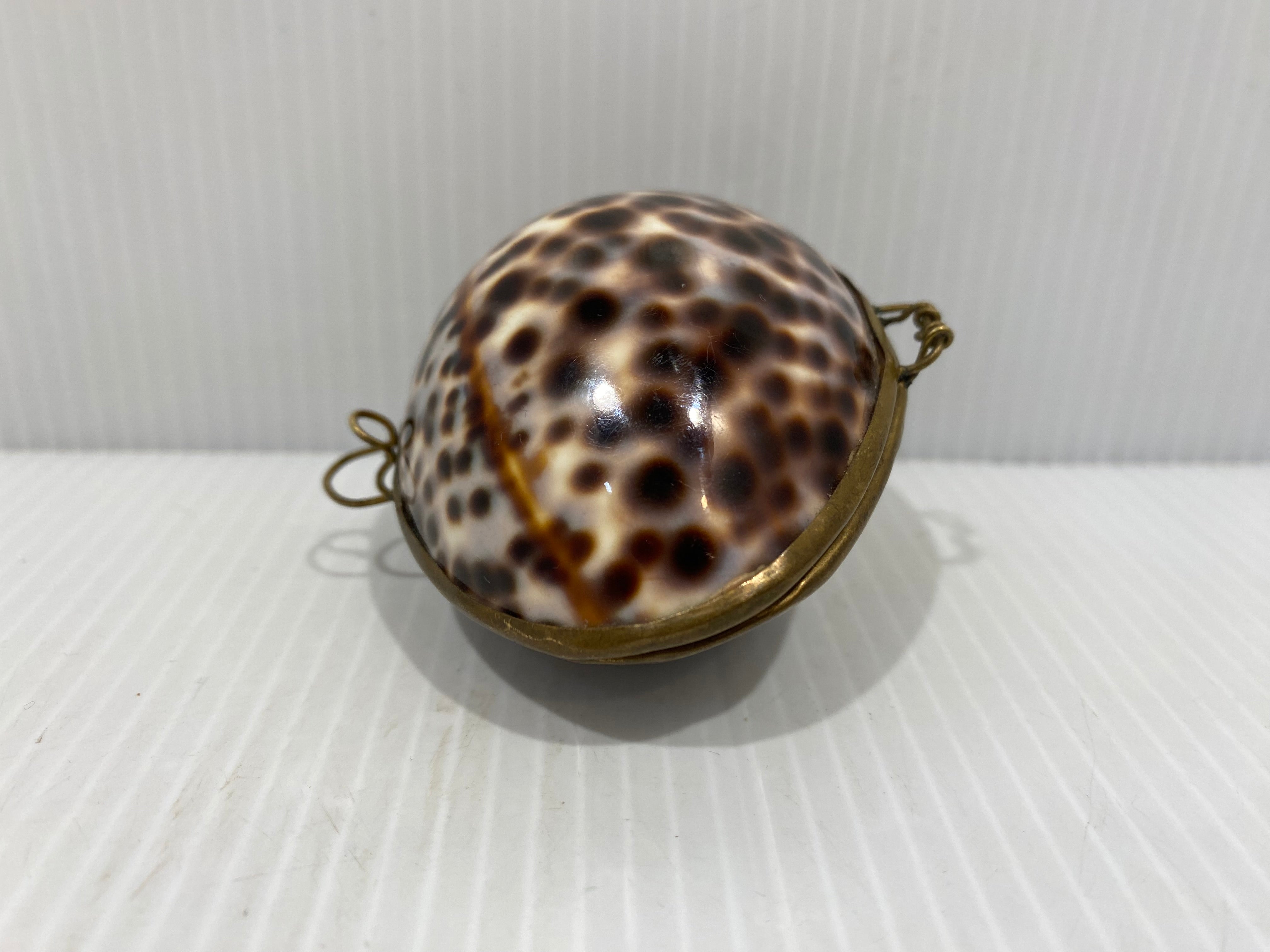 Lovely little Vintage Cowrie shell box.