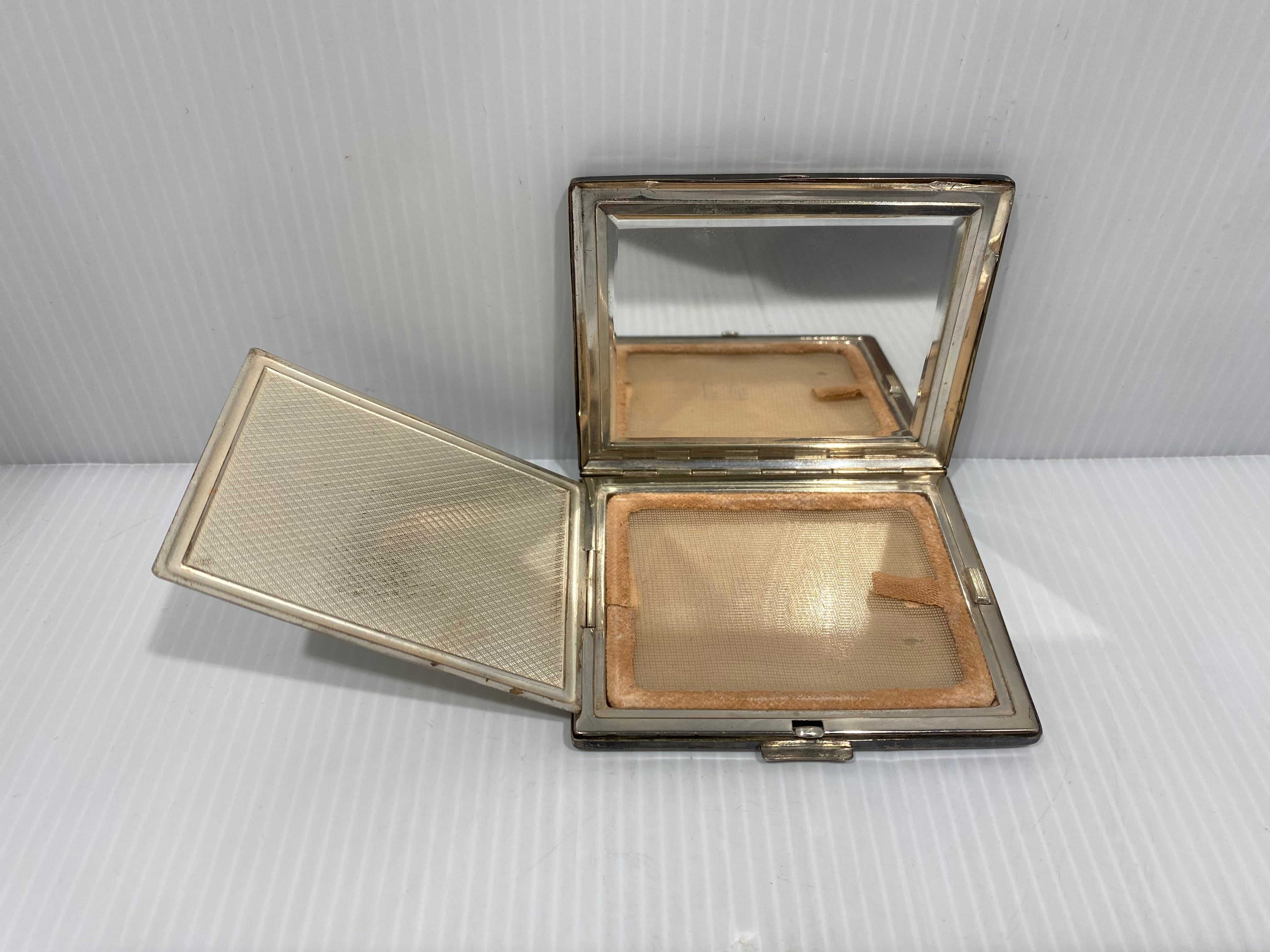Art Deco Sterling Silver Powder Compact