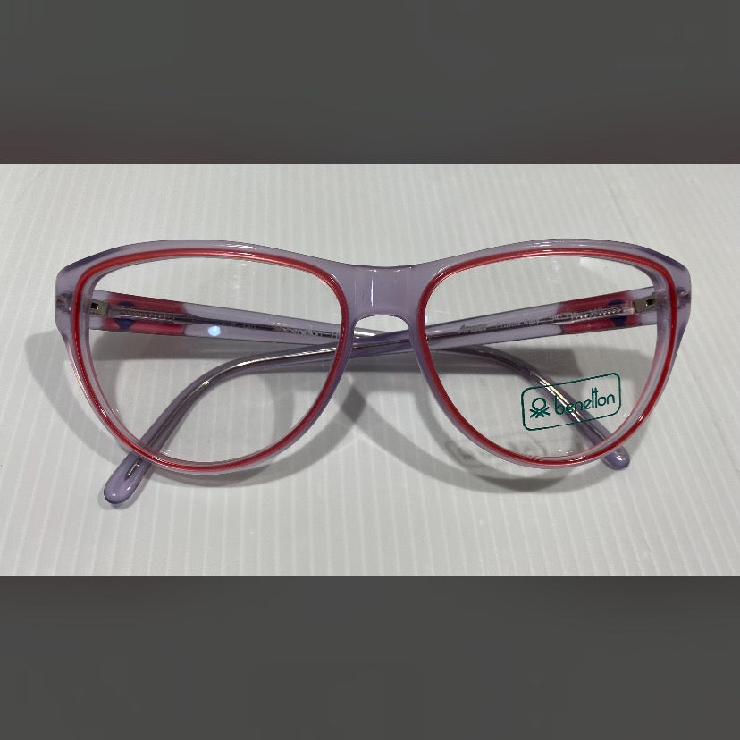 Vintage Benetton Rose eyeglasses ANSER frame italy .