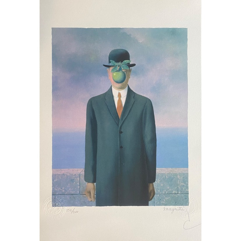 (after) René Magritte  Le Fils de l'Homme
