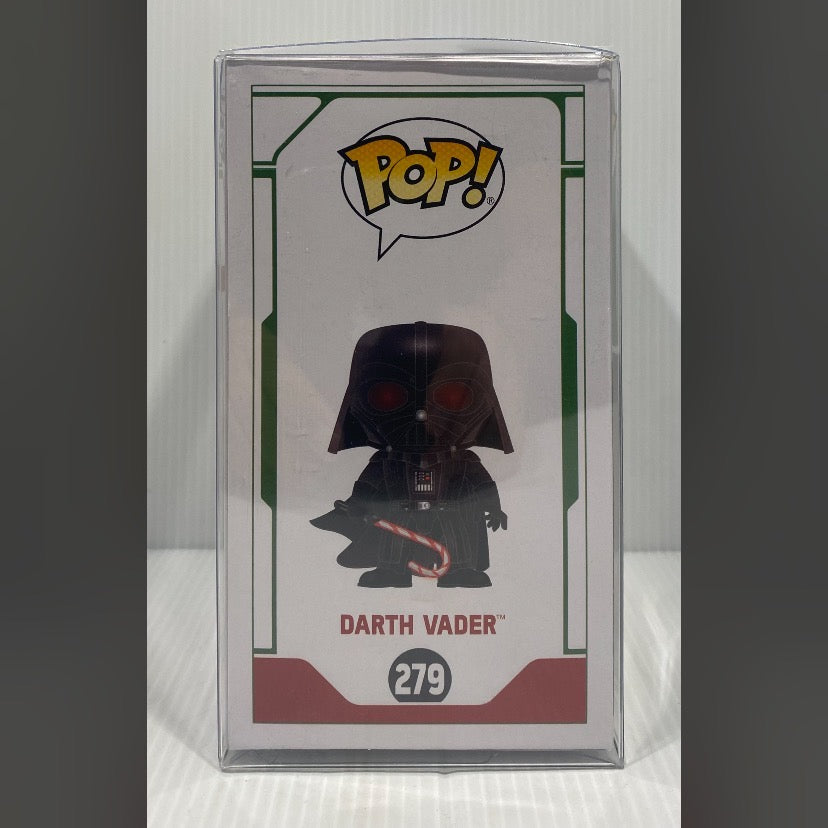 Star Wars Funko Pop bobble head figure of Darth Vader, brand new in box and signed to front by actor C Andrew Nelson