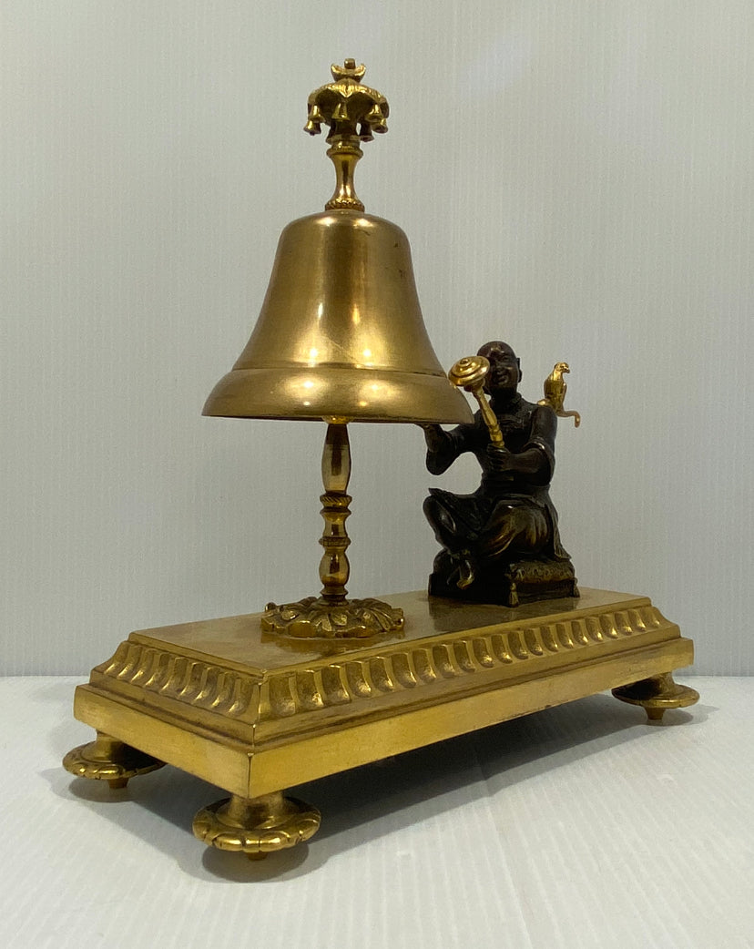 Antique and Magnificent, Hotel Front Desk, Ormolu Figural Bell.