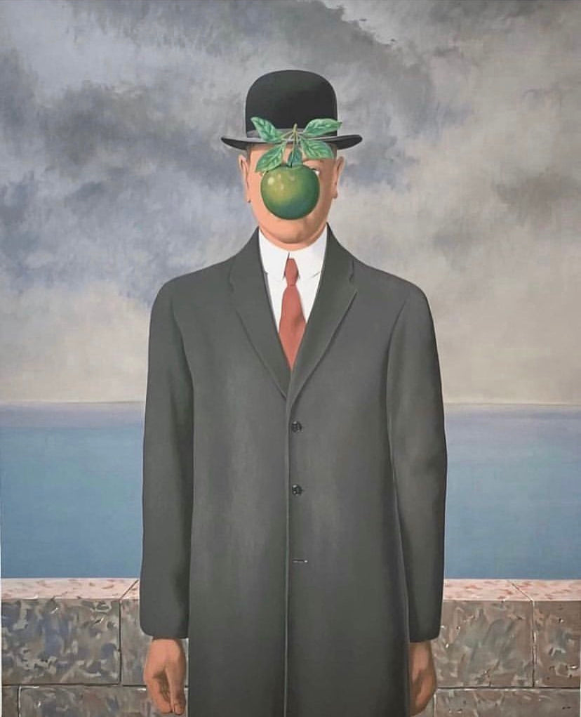 (after) René Magritte  Le Fils de l'Homme