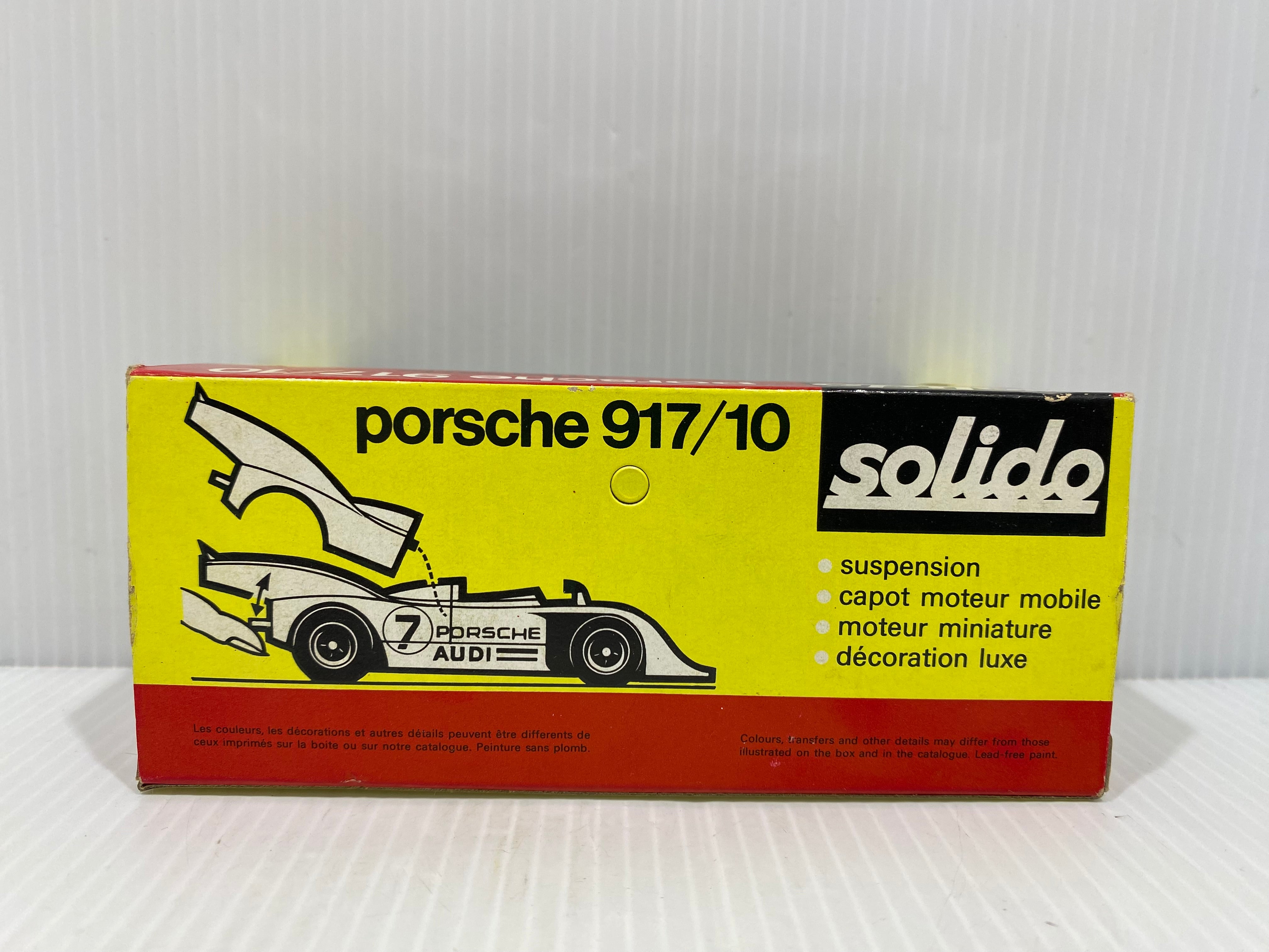 SOLIDO - PORSCHE - 917/10 BOSCH N 2 CAN-AM 1973