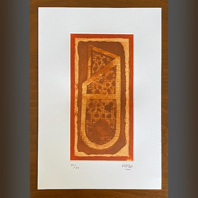 Vicente Rojo “ signos y letras “ engravings of sugar and aquatint.