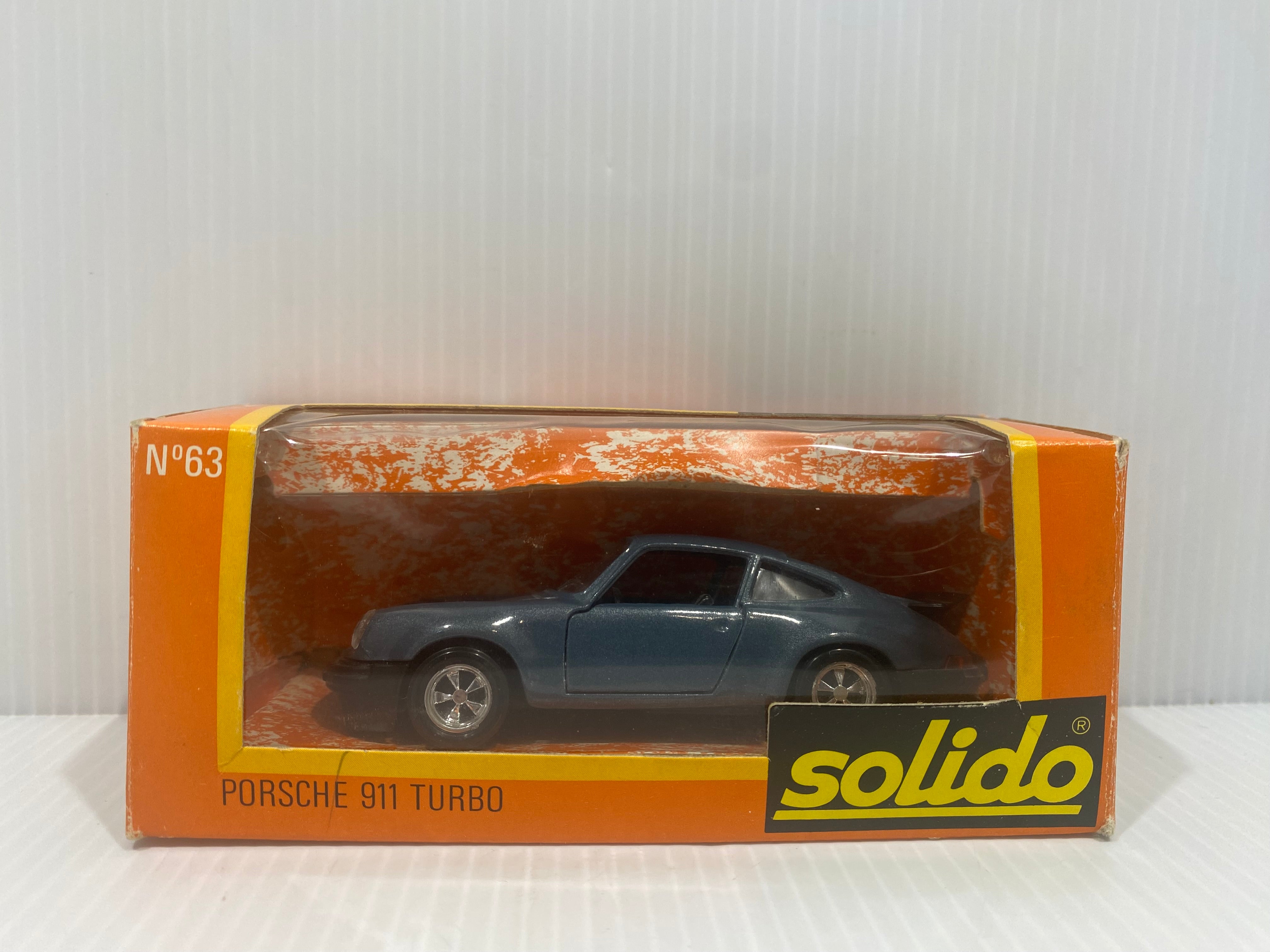SOLIDO Gam 2 - PORSCHE 911 TURBO N. 63 - 1978