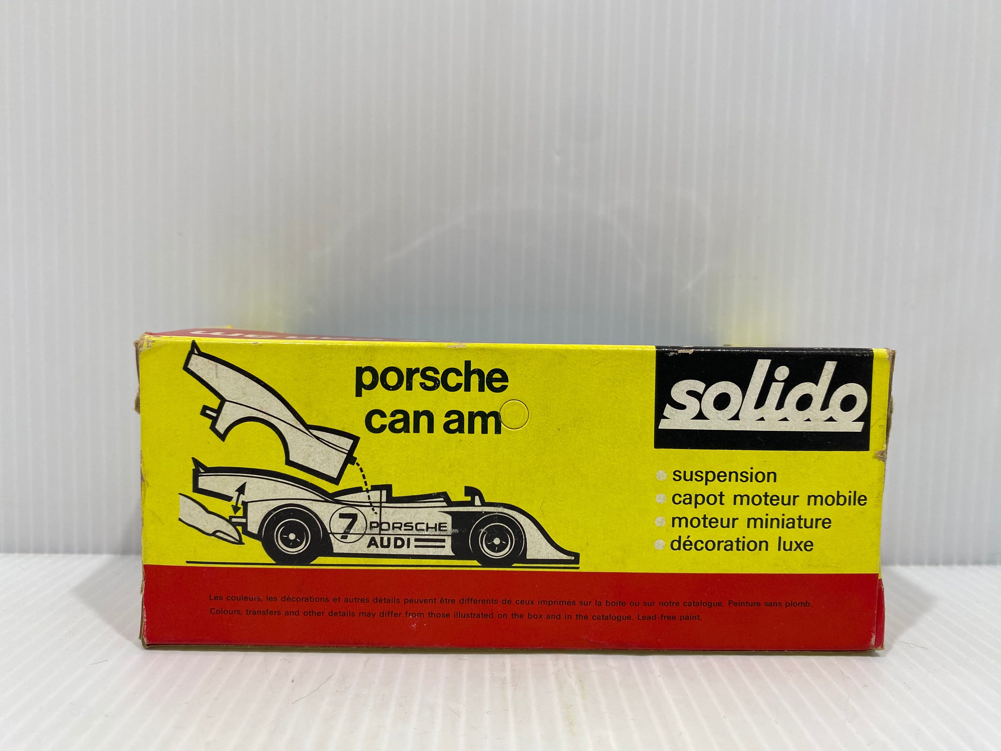 1/43-SOLIDO -PORSCHE CANAM- EUR 30,00 - FR 1/43-SOLIDO -PORSCHE CANAM- EUR 30,00 - FR
