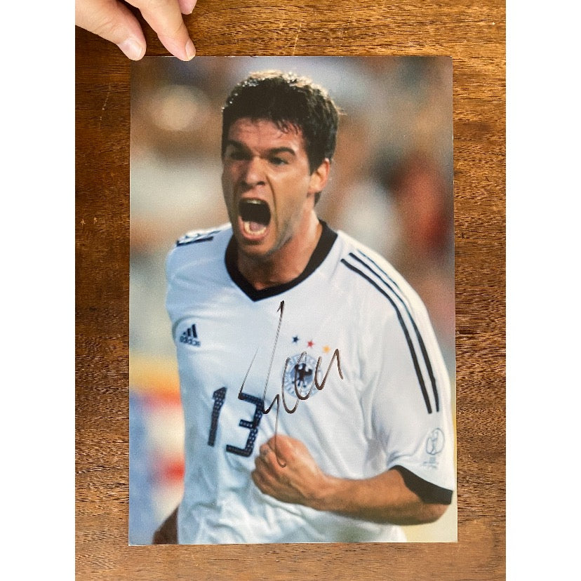 Michael Ballack signed German Footballer colour photo.