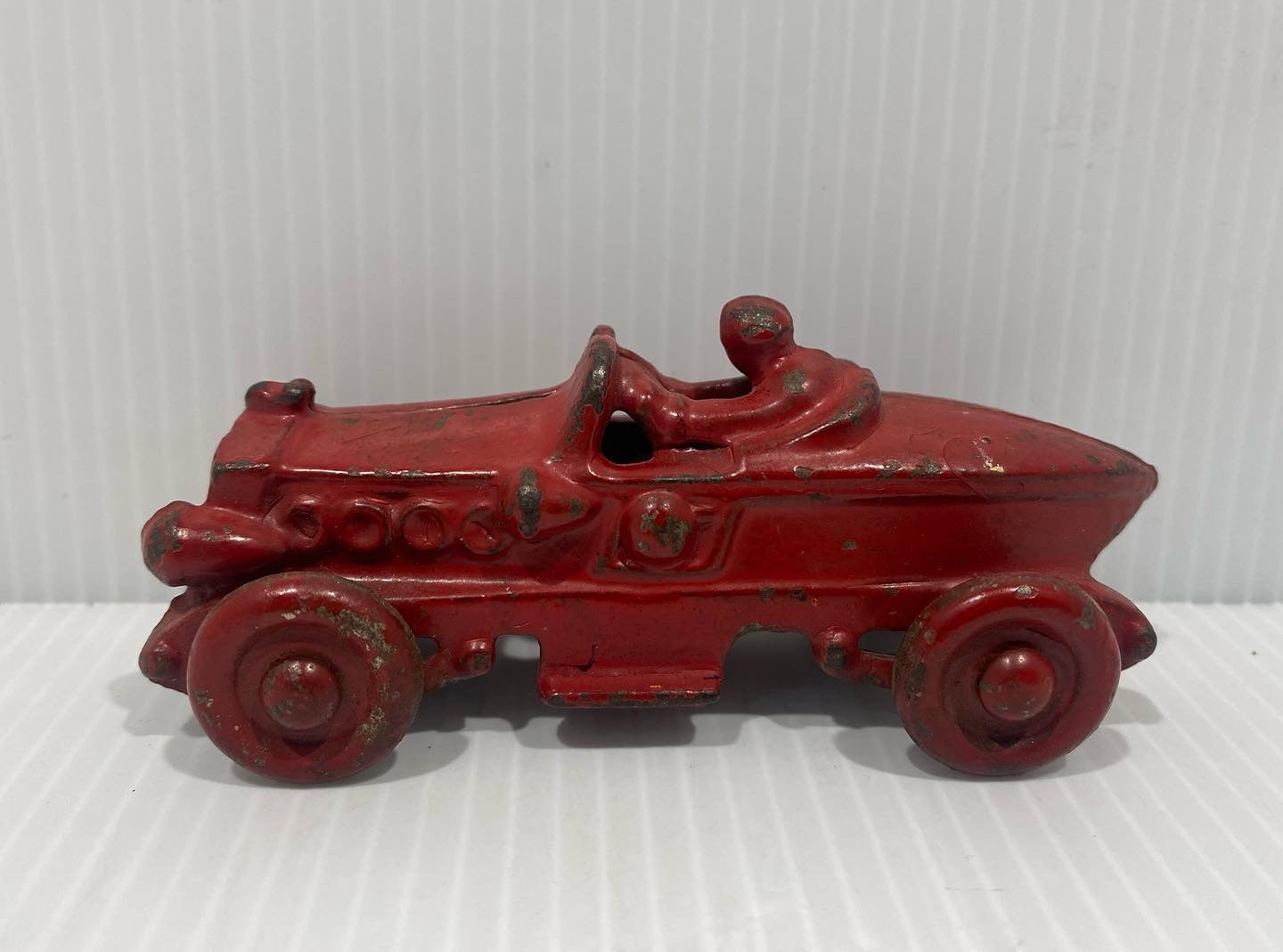 Antique AC WILLIAMS cast iron Boat Tail Racers. 1920s.