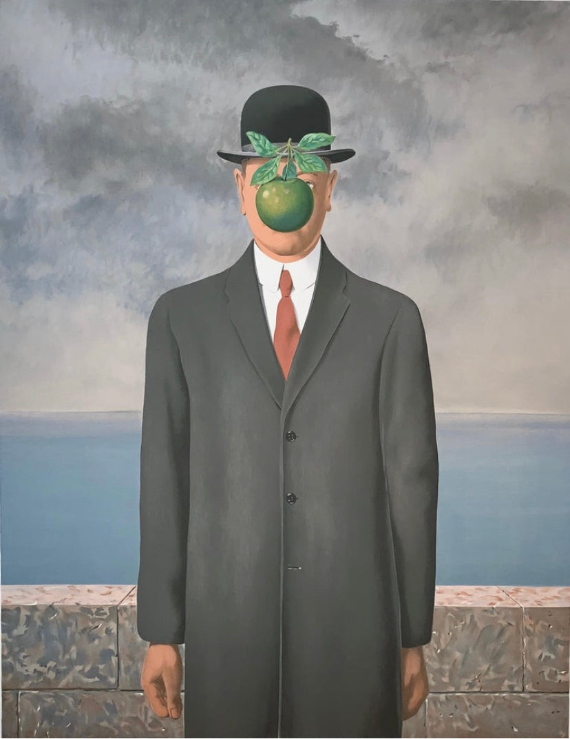 (after) René Magritte  Le Fils de l'Homme - 20th Century, Surrealist, Lithograph, Figurative Print