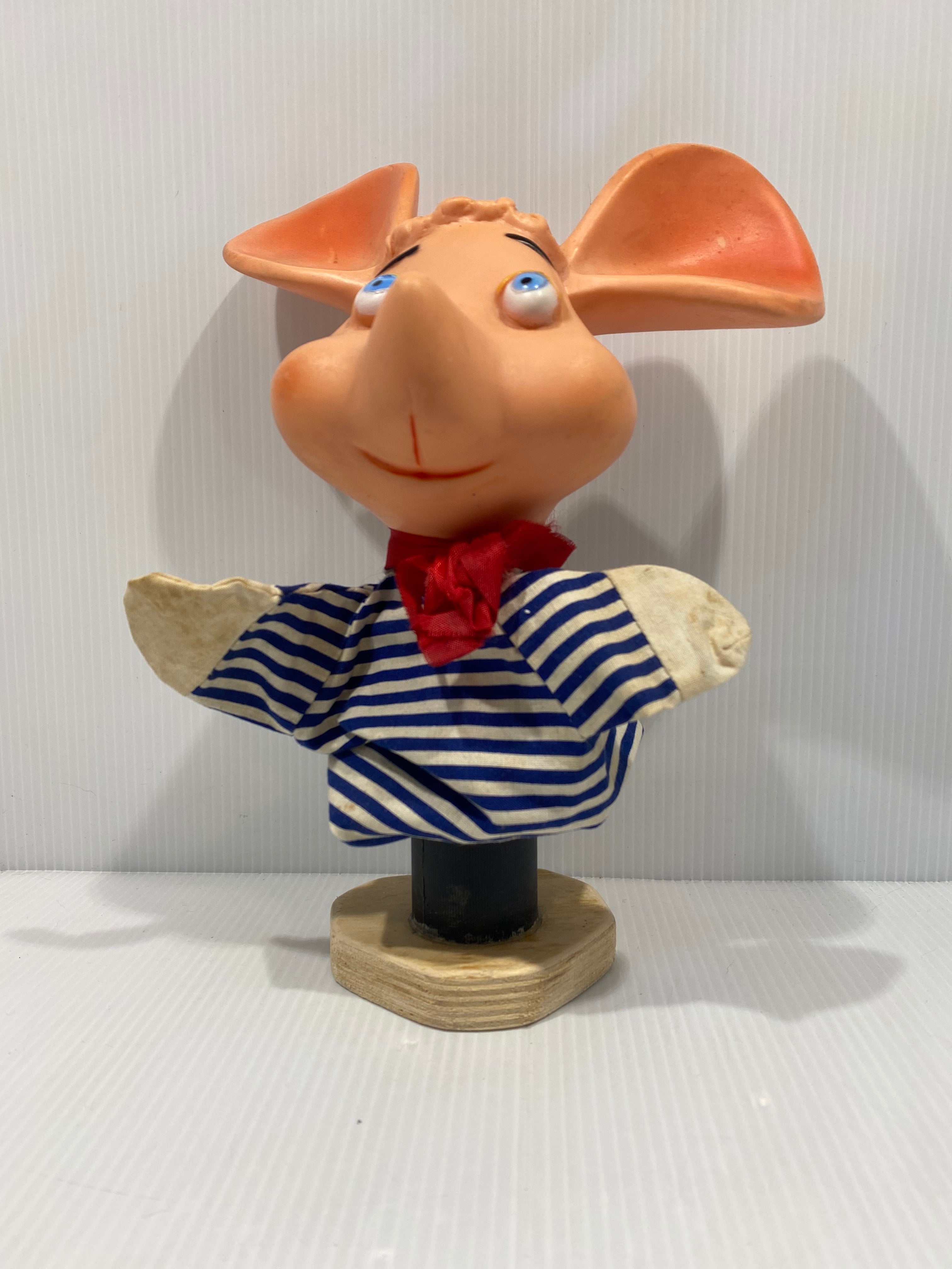 Vintage Chad Valley Topo Gigio hand puppet 1960s, Made in England