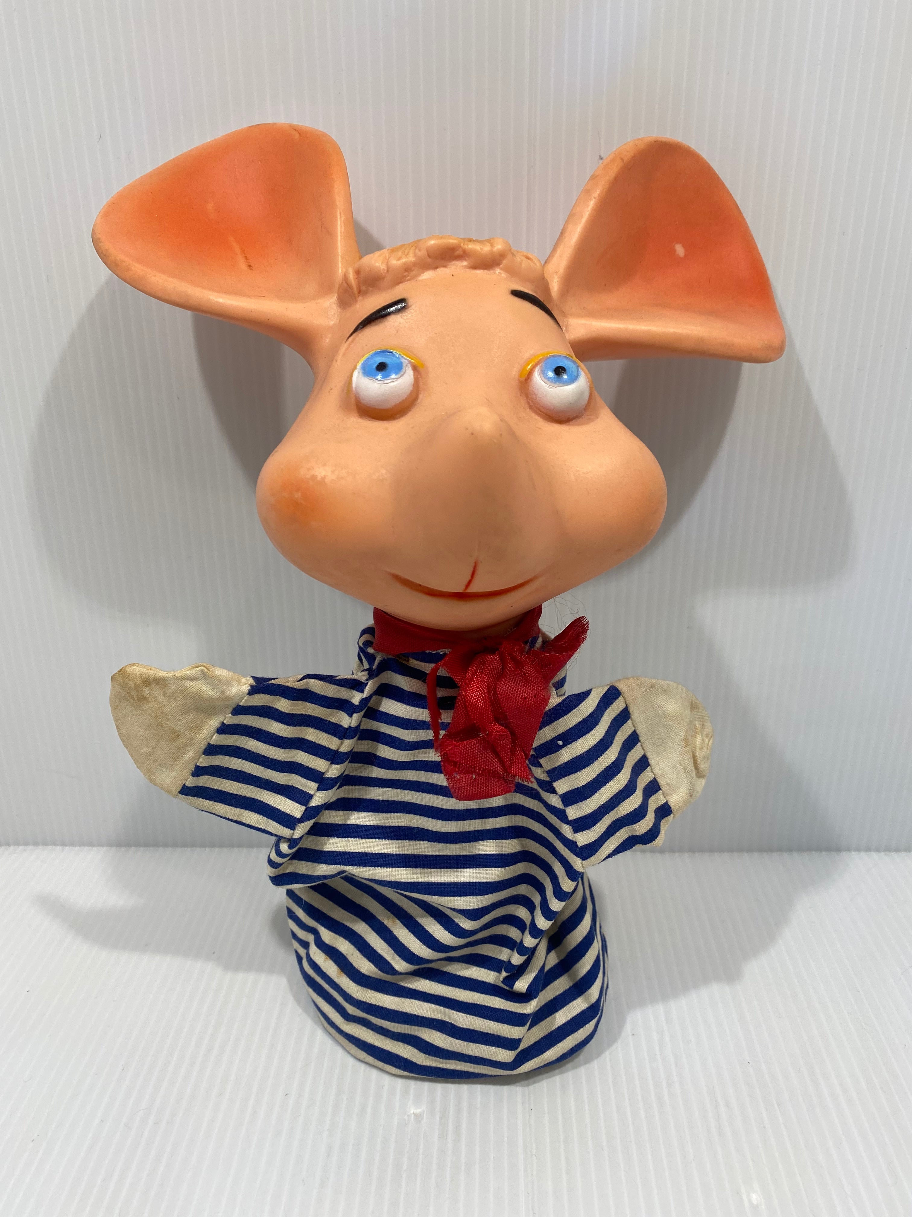 Vintage Chad Valley Topo Gigio hand puppet 1960s, Made in England