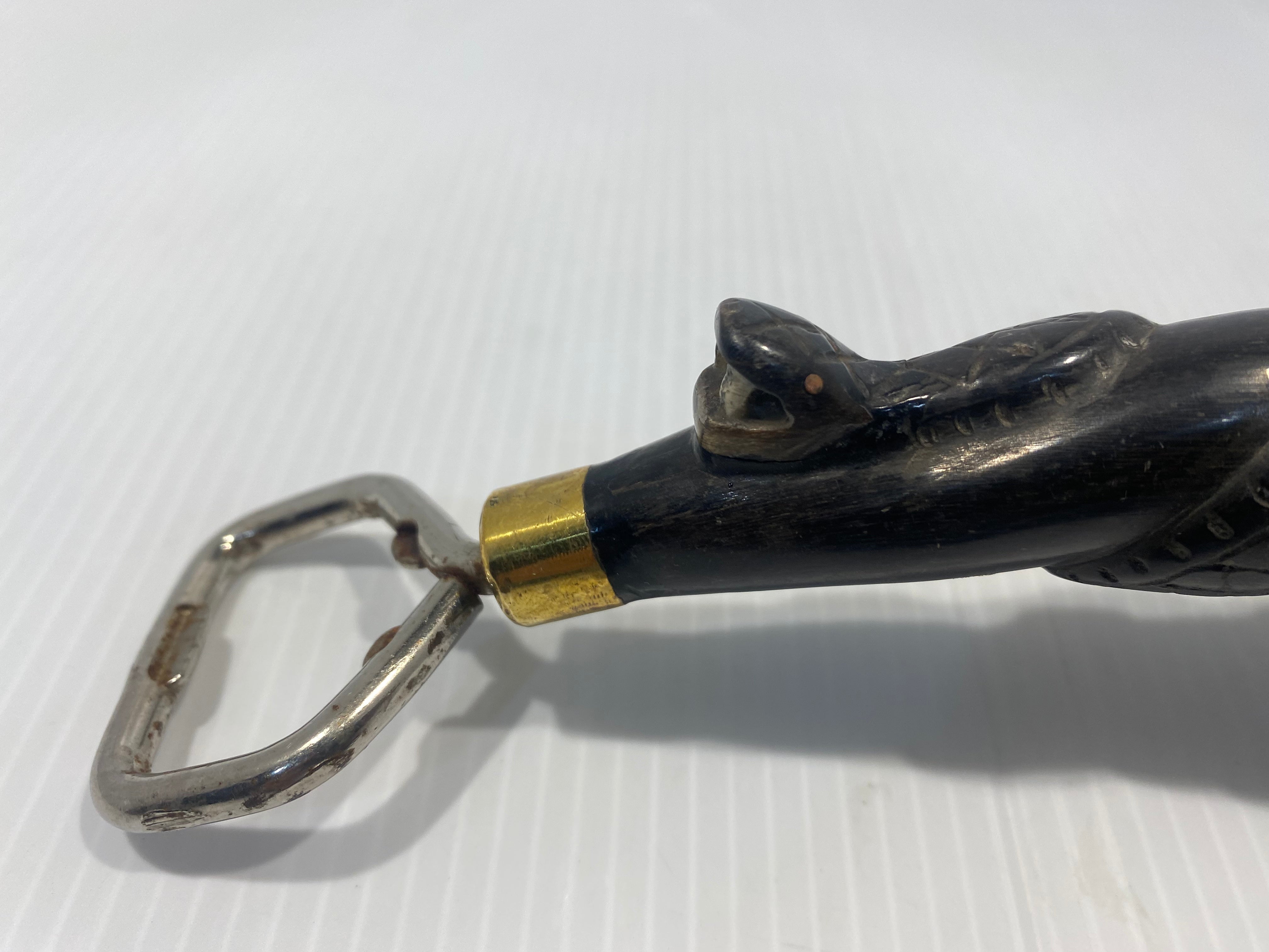 horn bottle opener. 1930/40s .