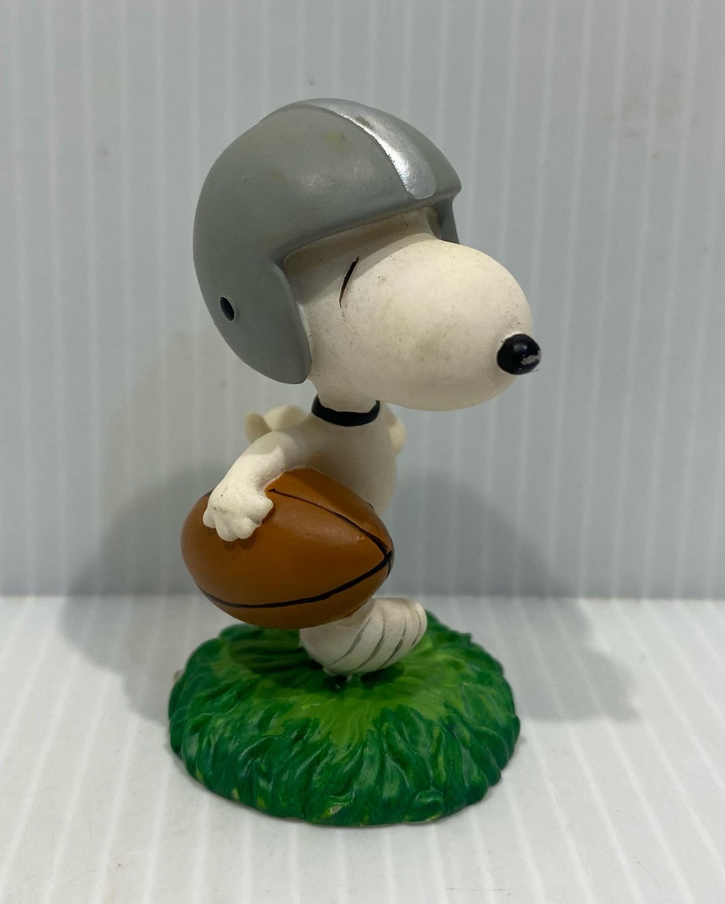 Westland Gifeware Peanuts "Snoopy Football" - #8243 - in box.  50th Anniversary Figures.