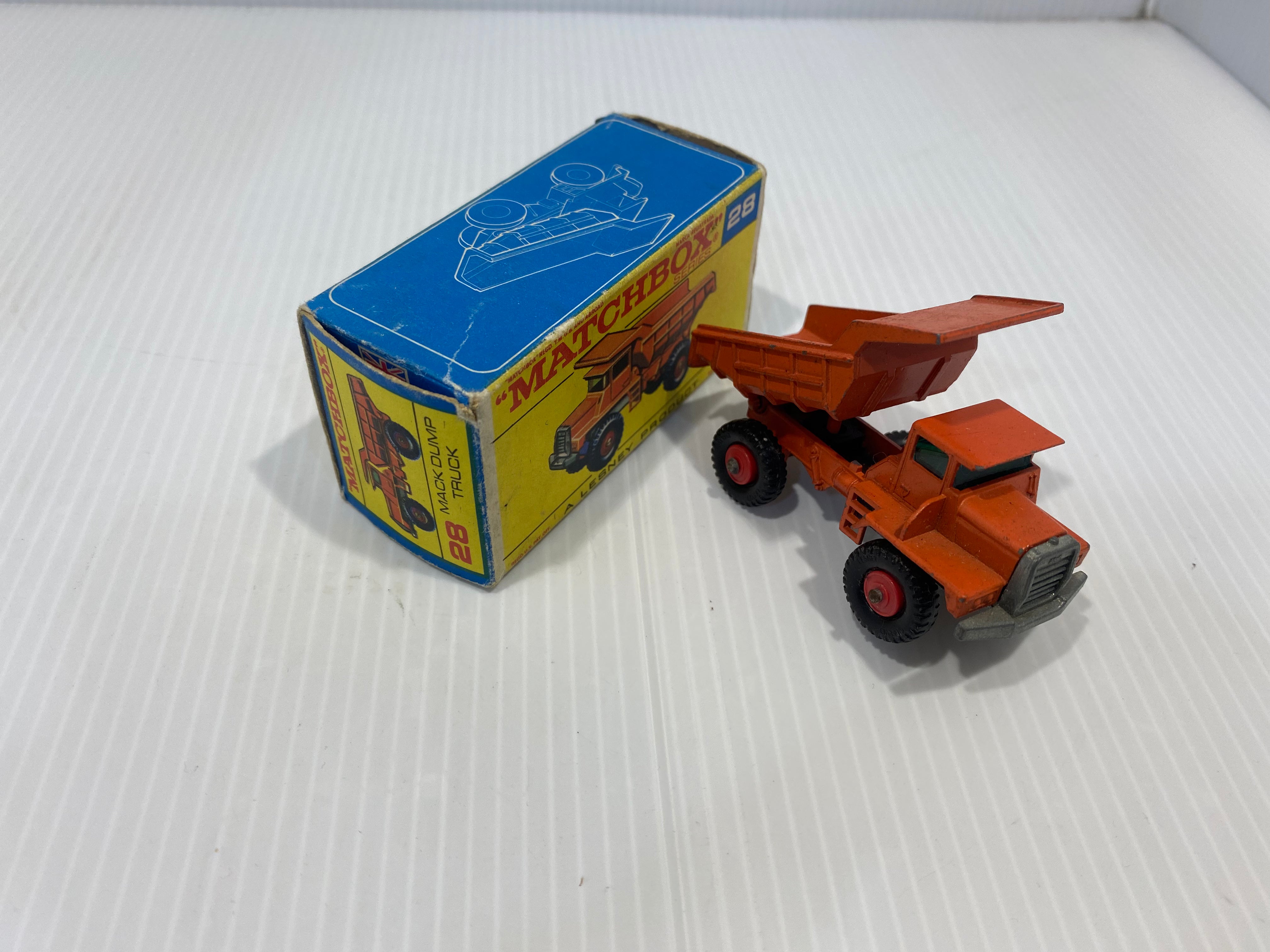 Matchbox Mack Dump Truck with original box