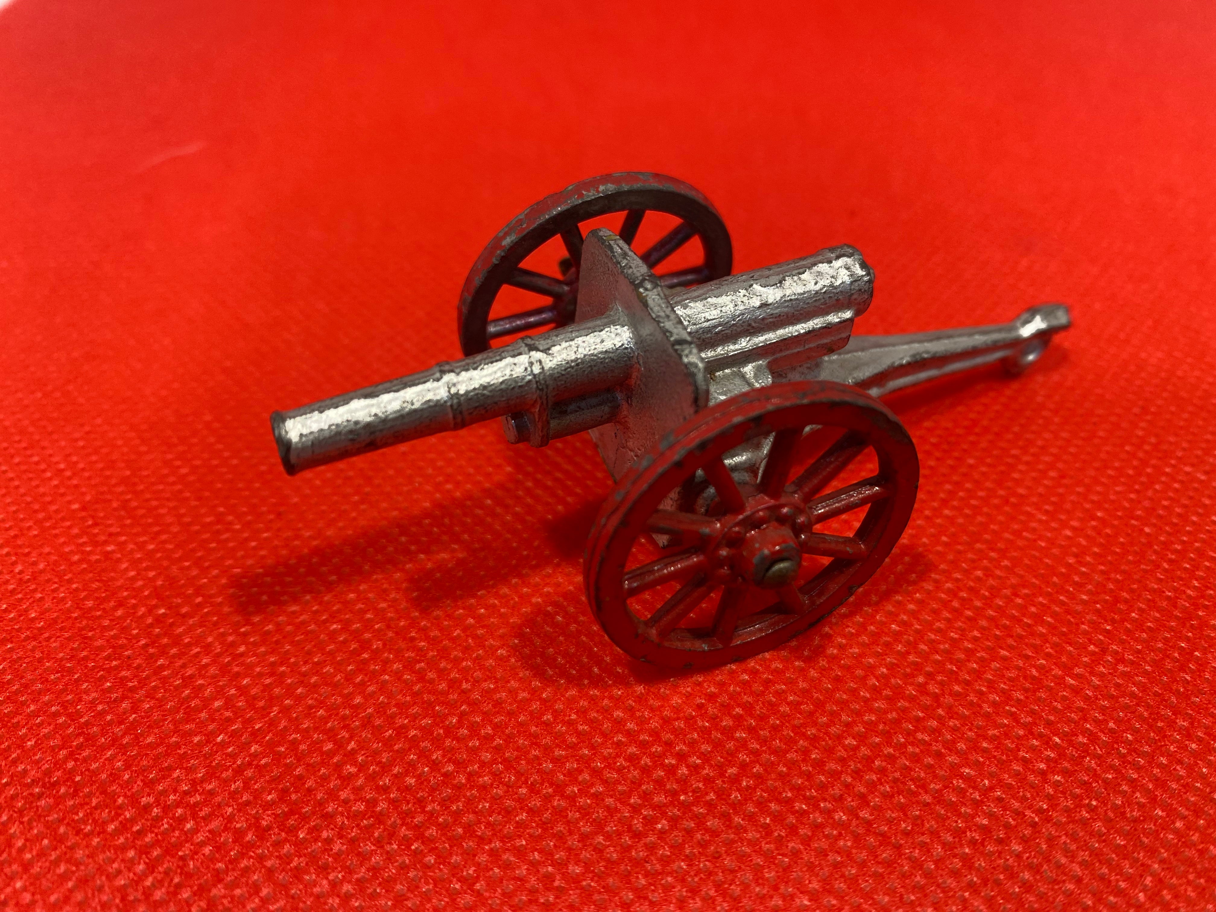 Barclay Manoil Toy Cannon, 1930s.