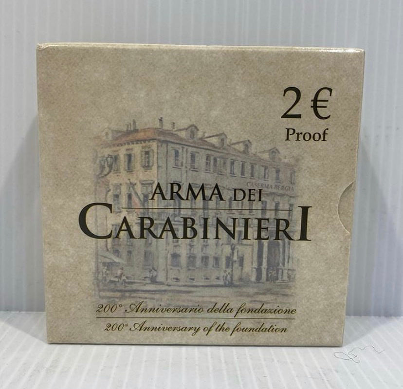 Italy 2 euro Proof Carabinieri.