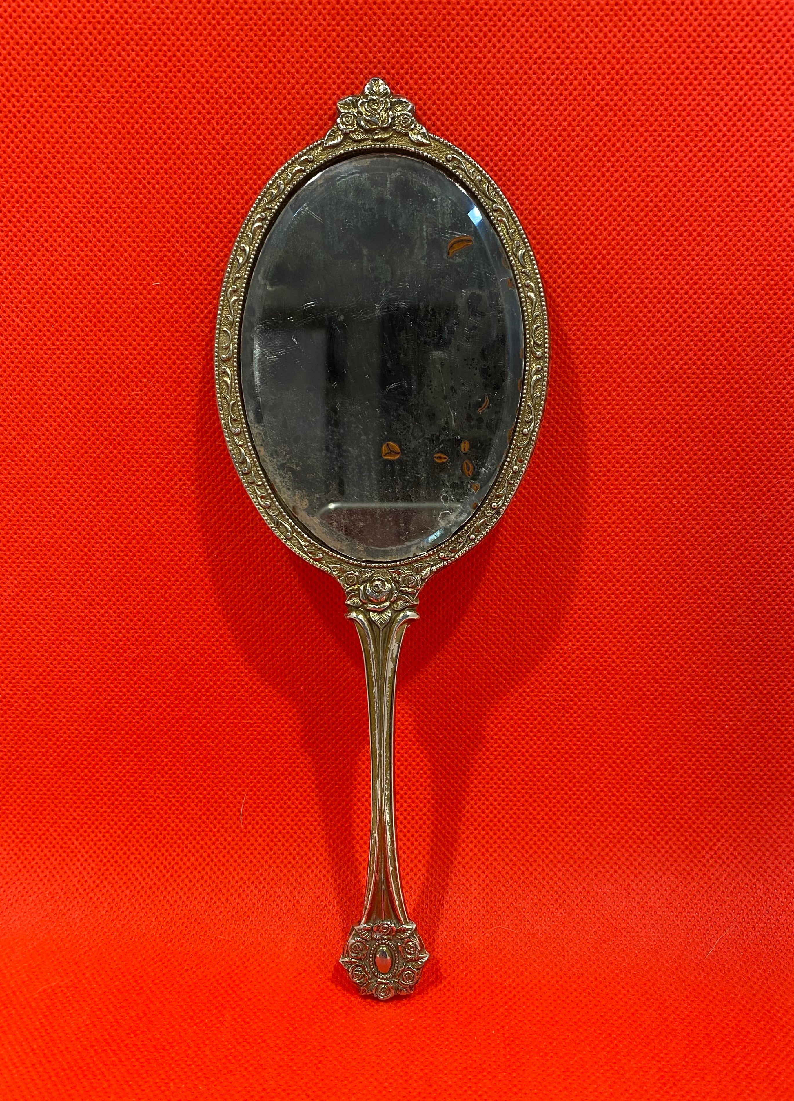 Antique 1920s art deco mirror