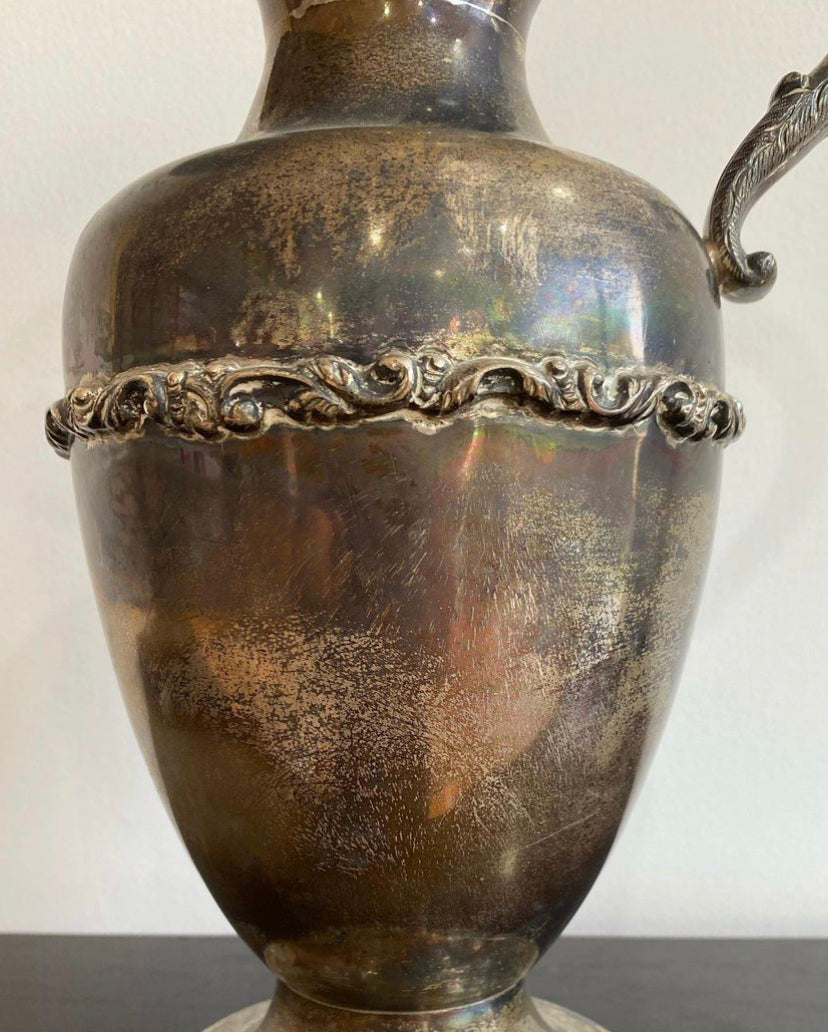 French silver jug