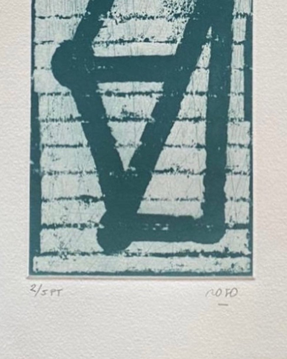 Vicente Rojo “ signos y letras “ engravings of sugar and aquatint