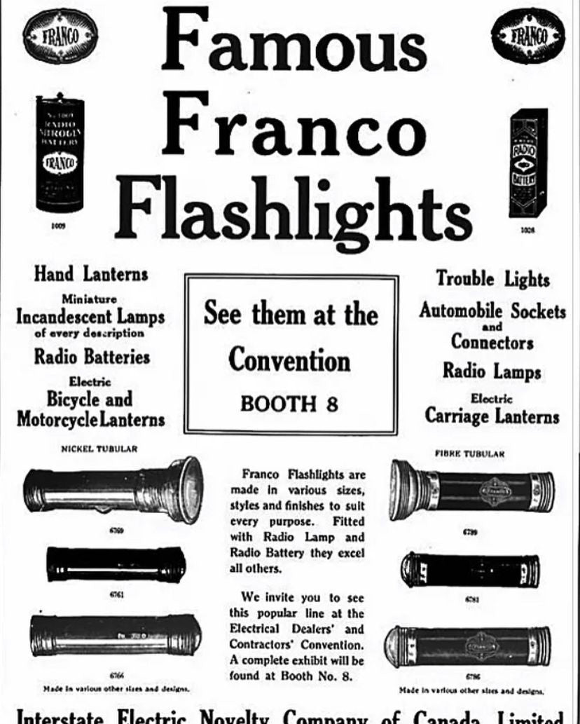 Franco Flashlights with bubble lens