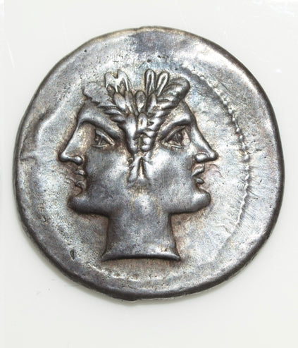 Roman Republic 225-214 BC. AR Didrachm – Quadrigatus
