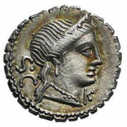 C. Naevius Balbus, Silver Denarius. 78 BC