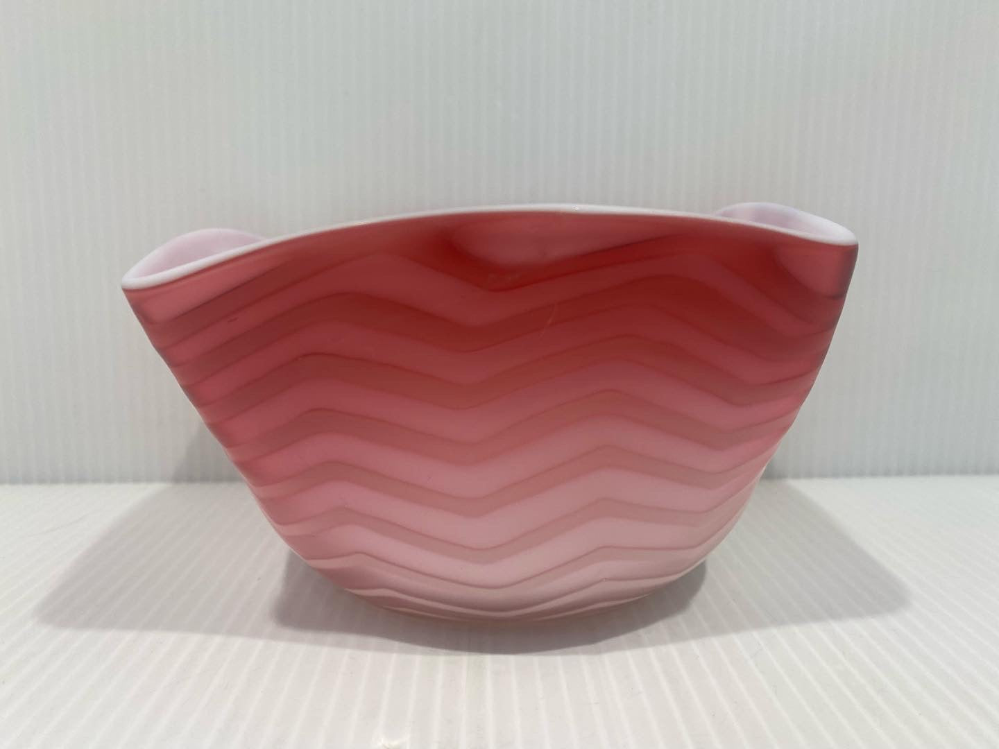 Beautiful antique 1890s, Thomas Webb , Victorian Red Glass Bowl