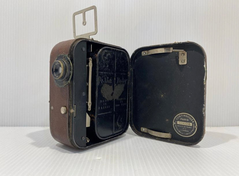 Antique, beautiful and very rare Pathé Baby-Cine 9.5mm camera.