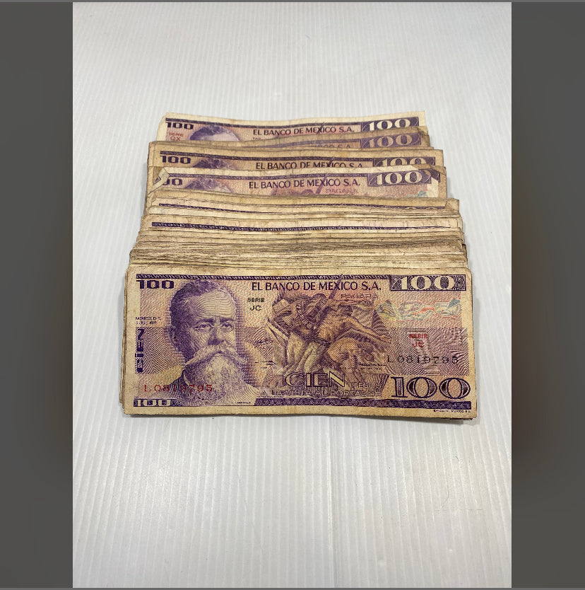 Beautiful Mexican vintage Banknote from the 70s.