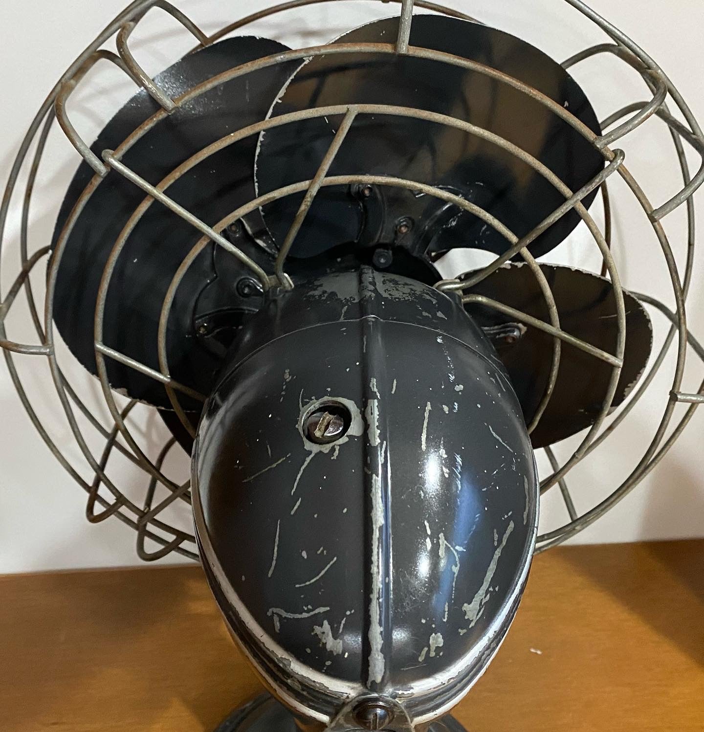 Robbins & Myers Mid-Century Electric Three-Speed Industrial style Table Fan